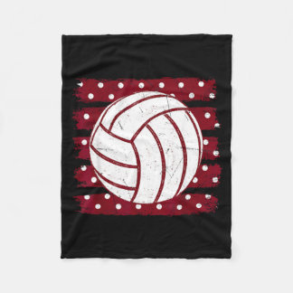 Couverture Polaire Esprit d'équipe de volleyball marron Ed hommes jou