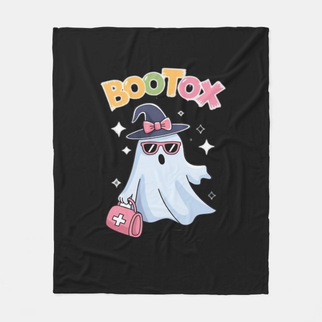 Couverture Polaire Esthétique Botox Halloween Esthétique Infirmière P (Devant)