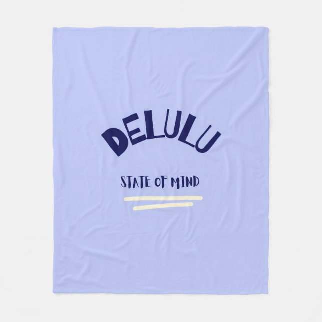 Couverture Polaire État d'esprit Delulu (Devant)