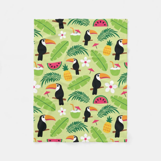 Couverture Polaire Été tropical du Toucan (Devant)