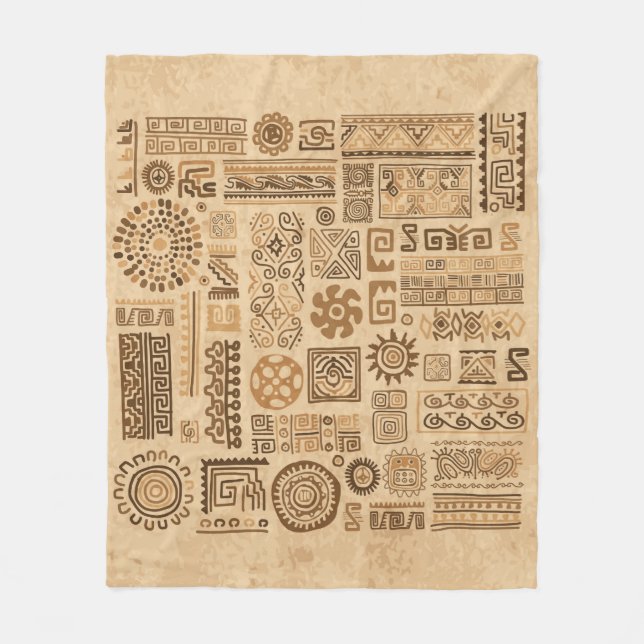 Couverture Polaire Ethnic handmade ornament (Devant)