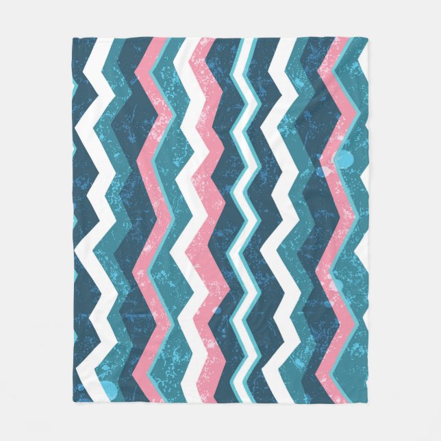 Couverture Polaire Ethnie tribale, motif homogène (Devant)