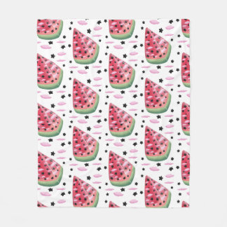 Couverture Polaire Étoile de pastèque 
