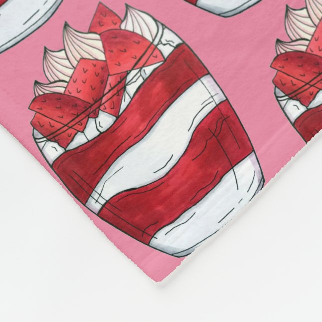 Couverture Polaire Eton Mess Strawberry Meringue Royaume-Uni (Coin)