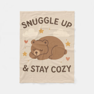 Couverture Polaire Étouffez et restez douillets 🥱 😴 Fleece Blanket
