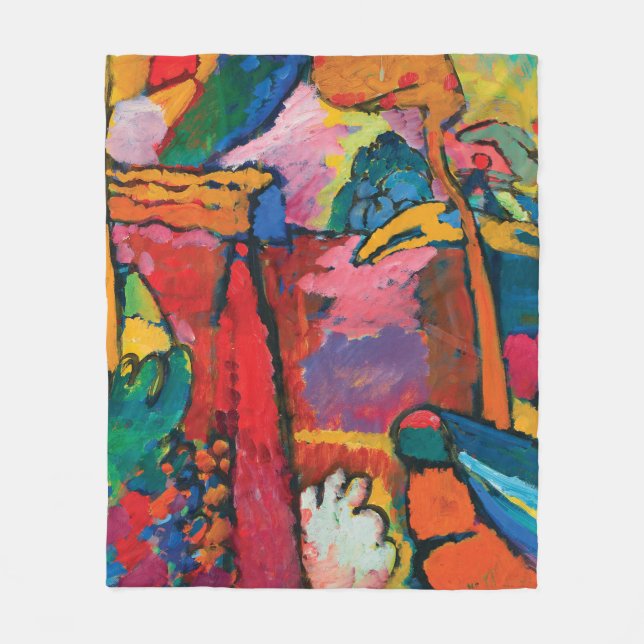 Couverture Polaire Étude pour l'improvisation V par Wassily Kandinsky (Devant)