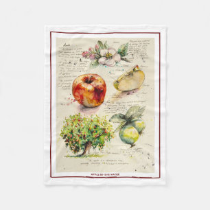 Couverture Polaire EVE Illustration peinte d'Apple