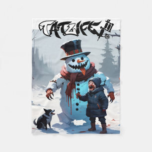 Couverture Polaire Evil Winter Snowman & Friends