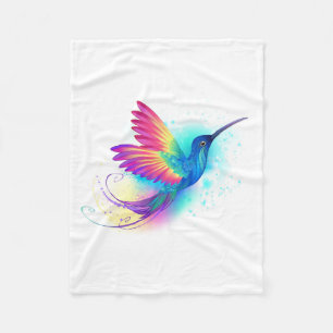 Couverture Polaire Exotic Rainbow Hummingbird
