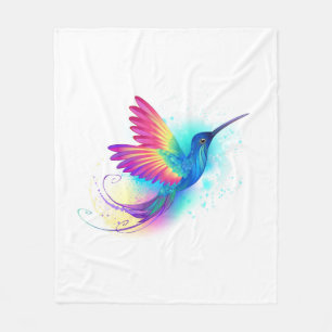 Couverture Polaire Exotic Rainbow Hummingbird