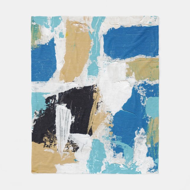 Couverture Polaire Expression abstraite #6 par Michael Moffa (Devant)