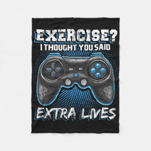Couverture Polaire Extra Lives Funky Video Game Contrôleur Retro Jeu