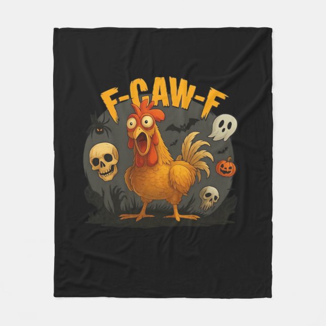 Couverture Polaire F-Caw-F Chicken Classic Minimal Clean (Devant)