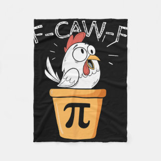 Couverture Polaire F-caw-f Chicken Pot Pi Day Funny Math Sarcastic Me