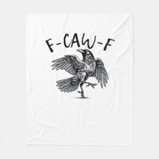 Couverture Polaire F Caw F Crow Retro Classic Style