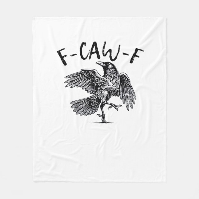 Couverture Polaire F Caw F Crow Retro Classic Style (Devant)
