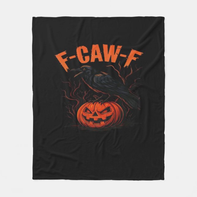 Couverture Polaire F-Caw-F Halloween Trendy Casual (Devant)