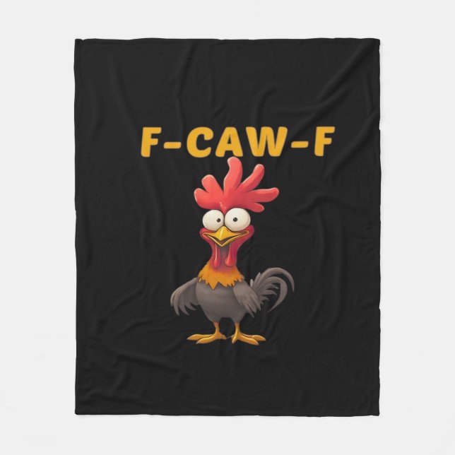 Couverture Polaire F-Caw-F-Poulet Essentiel Classique Esthétique Uniq (Devant)
