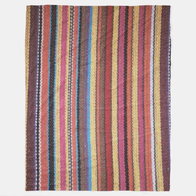 Couverture Polaire Fabric Stripes Pattern colored I + your ideas (Devant)