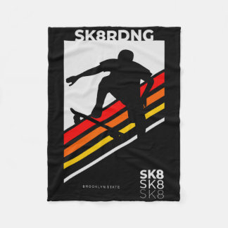Couverture Polaire Faire du skate ou mourir
