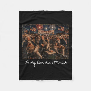 Couverture Polaire Faire la fête comme en 1776 Drôle 4 juillet Père f