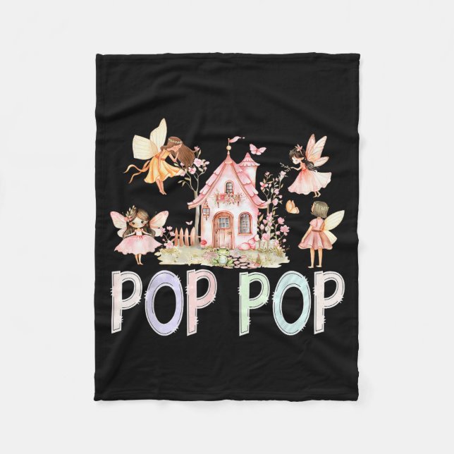 Couverture Polaire Fairy P P Magical Floral Birthday Girl Fairytale  (Devant)