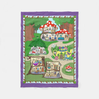 Couverture Polaire Fairy Play Mat/Blanchette pour petites poupées 