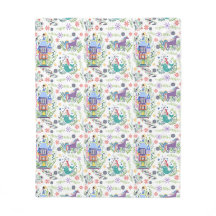Fairytale Folk Art Lance Blanket