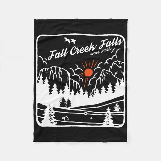 Couverture Polaire Fall Creek Falls State Park Tennessee Modern Cool (Devant)