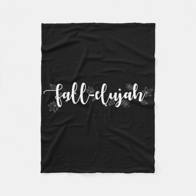 Couverture Polaire Fall-elujah Tee Femmes Automne Love Feuilles d'aut (Devant)