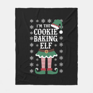 Couverture Polaire Famille Correspondant Le Cookie Baking Elf Noël