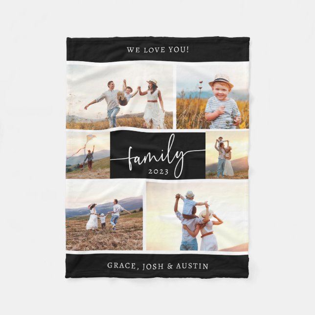 Couverture Polaire Famille moderne (Devant)