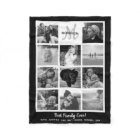 Famille Monogramme Photo Collage 11 Black White Ph