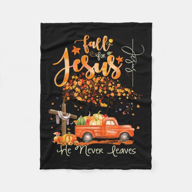 Couverture Polaire Famille Thanksgiving Automne automne Christian Hal (Devant)