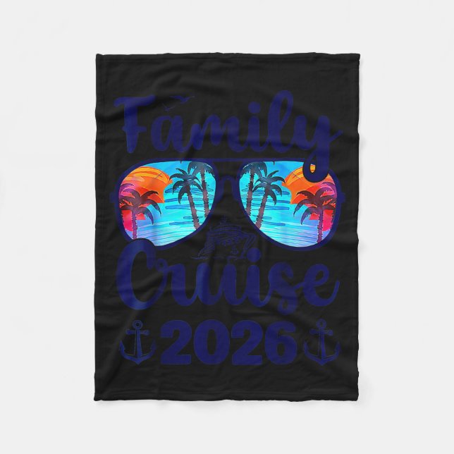 Couverture Polaire Family Cruise 2026 Family Vacation Matching Family (Devant)