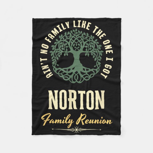 Couverture Polaire Family Reunion 2025 Matching Design - Norton  (Devant)