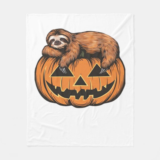 Couverture Polaire Fantaisie sur le T-shirt Citrouille essentiel Hall (Devant)