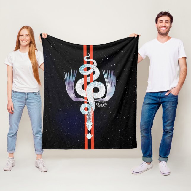 Couverture Polaire Fantastic Beasts Occamy (En situation)