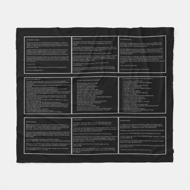 Couverture Polaire Fantastique plaisanteries couleur personnalisée (Devant (Horizontal))