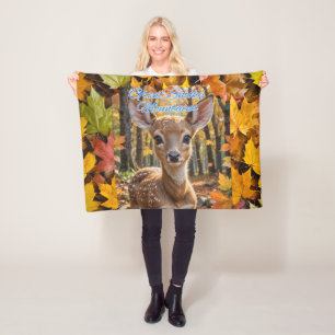 Couverture Polaire Faon des bois des Smoky Mountains