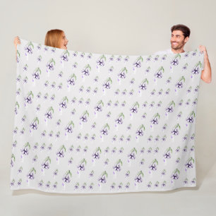 Couverture Polaire Fées dans mon jardin