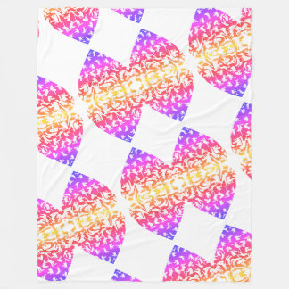 Couverture Polaire Feldenkrais Blanket - Rainbow Hearts #2