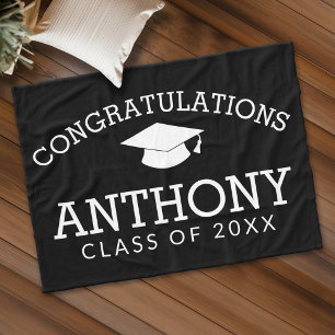 Couverture Polaire Félicitations Graduate Class of 20xx - Modern