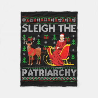 Couverture Polaire Féministe Ruth Bader Ginsburg Rbg Noël Traîneau Le