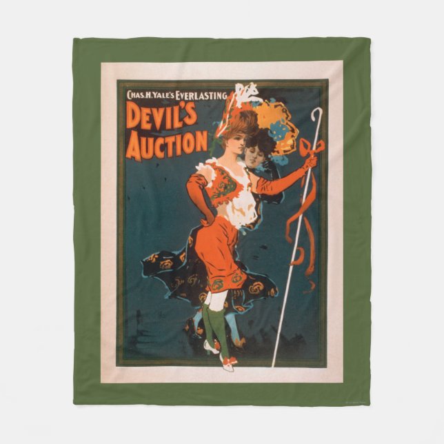 Couverture Polaire Femme de la vente aux enchères du diable dans le (Devant)