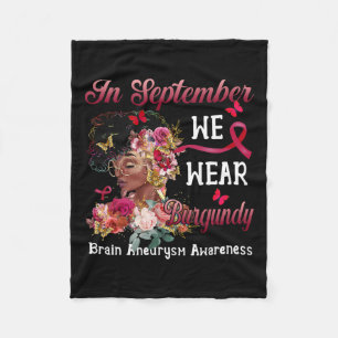 Couverture Polaire Femmes Fleur Papillon Cerveau Aneurysme Sensibilis