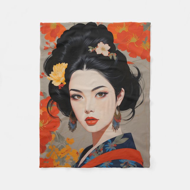 Couverture Polaire Femmes orientales exquises chinoises (Devant)