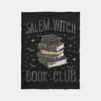 Couverture Polaire Femmes Vintage Salem Book Club Chat Noir Bookish