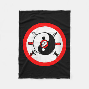 Couverture Polaire Femmes Yin Yang Tai Chi Arts Martiaux Épée Et Fis