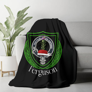 Couverture Polaire Ferguson Scottish Clan Crest